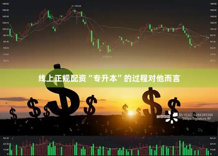 线上正规配资“专升本”的过程对他而言