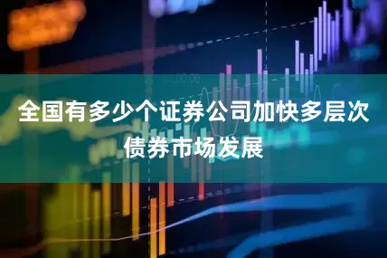 全国有多少个证券公司加快多层次债券市场发展